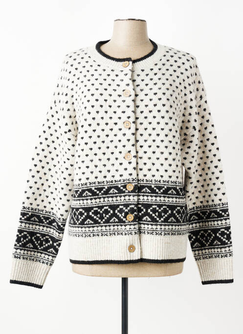 Gilet manches longues stretch beige WHITE STUFF femme