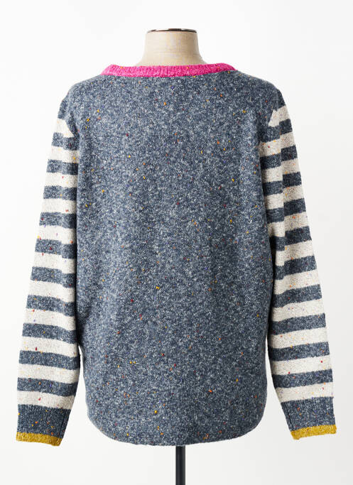 Pull tissage chiné manches longues gris WHITE STUFF femme