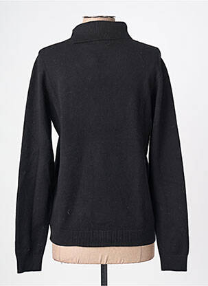 Pull col roulé coupe cintrée manches longues noir MOLLY BRACKEN femme