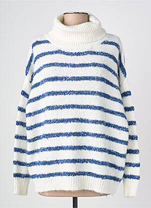 Pull manches longues manches longues bleu MOLLY BRACKEN femme