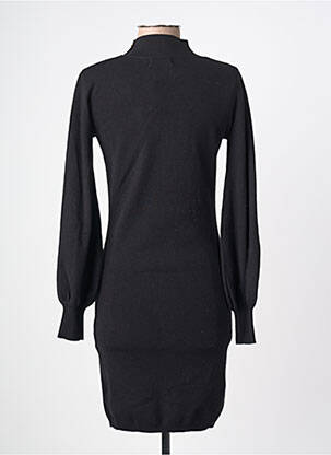 Robe pull col col montant manches longues noir MOLLY BRACKEN femme