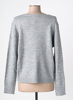 Pull coupe droite manches longues gris MOLLY BRACKEN femme