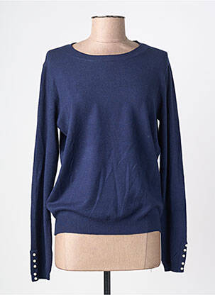 Pull col rond manches longues bleu MOLLY BRACKEN femme