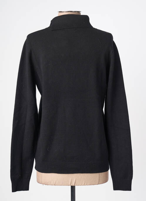 Pull col roulé coupe cintrée manches longues noir MOLLY BRACKEN femme