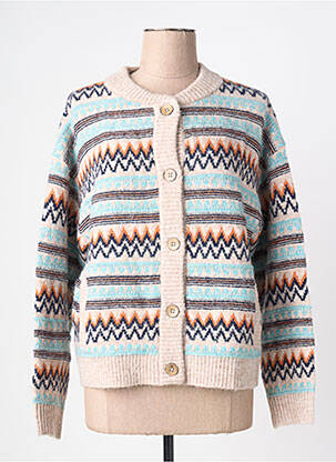 Gilet manches longues stretch beige WHITE STUFF femme