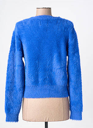 Gilet manches longues resserrée sur le bas bleu LILI SIDONIO femme
