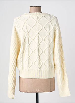 Pull stretch manches longues beige WRANGLER femme