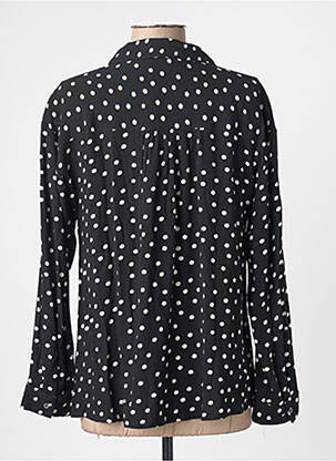 Chemisier coupe cintrée manches longues noir INDI & COLD femme
