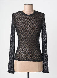 Top stretch manches longues noir LILI SIDONIO femme