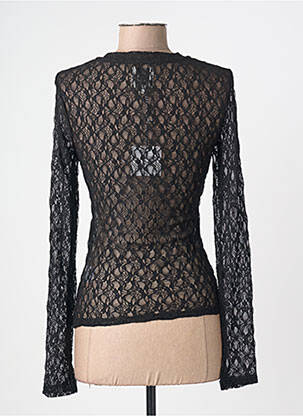 Top stretch manches longues noir LILI SIDONIO femme