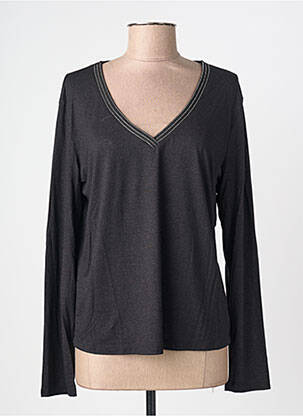T-shirt manches longues manches longues noir MOLLY BRACKEN femme