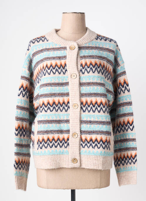 Gilet manches longues stretch beige WHITE STUFF femme