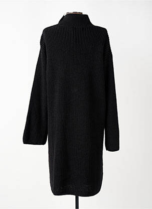 Robe pull resserrée sur le bas manches longues noir LA FEE MARABOUTEE femme