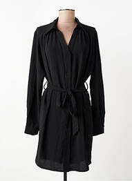 Robe courte manches longues manches longues noir MOLLY BRACKEN femme
