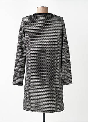 Robe courte manches longues manches longues noir LA FEE MARABOUTEE femme