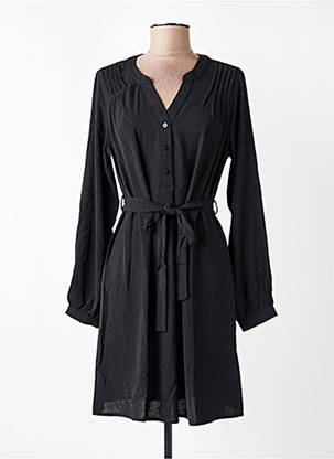 Robe courte manches longues manches longues noir MOLLY BRACKEN femme