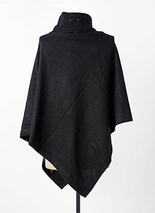Poncho col roulé noir MOLLY BRACKEN femme