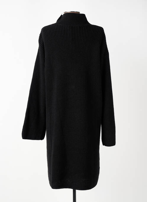 Robe pull stretch manches longues noir LA FEE MARABOUTEE femme