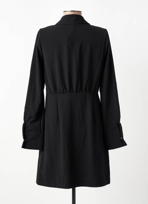 Robe courte manches longues manches longues noir LA FEE MARABOUTEE femme