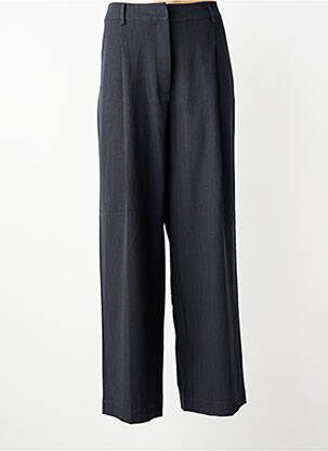 Pantalon chino fermeture zippée sous rabat avec crochet taille normale noir MOLLY BRACKEN femme