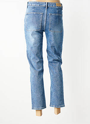 Jeans coupe slim tissage brut taille normale bleu MOLLY BRACKEN femme