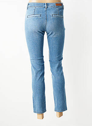 Jeans coupe slim stretch taille normale bleu HAPPY femme