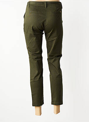 Pantalon 7/8 stretch taille normale vert FREEMAN T.PORTER femme