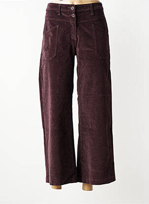 Pantalon large fermeture zippée sous rabat boutonné taille normale violet PAKO LITTO femme