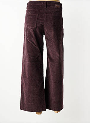 Pantalon large fermeture zippée sous rabat boutonné taille normale violet PAKO LITTO femme