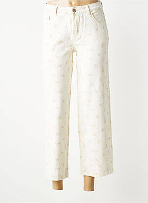 Jeans coupe droite taille normale taille normale beige MOLLY BRACKEN femme