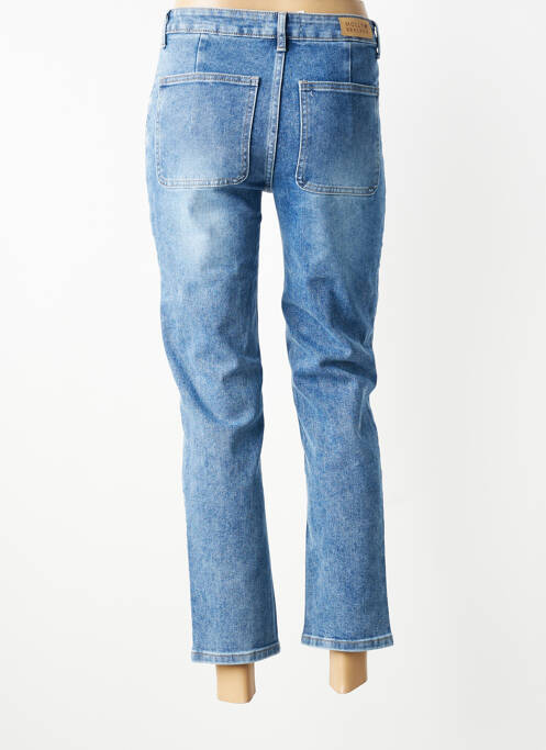 Jeans coupe slim tissage brut taille normale bleu MOLLY BRACKEN femme