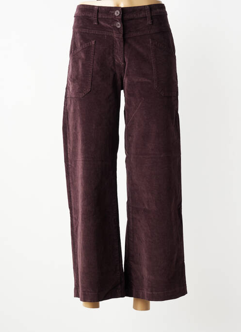 Pantalon large fermeture zippée sous rabat boutonné taille normale violet PAKO LITTO femme