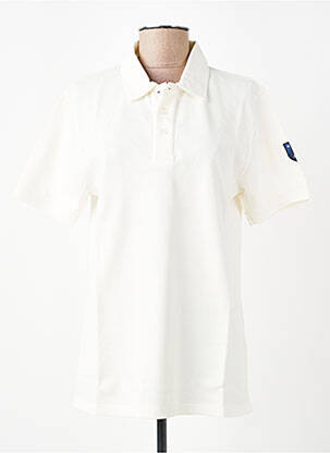 Polo coupe droite manches courtes beige ET D'EMIE homme