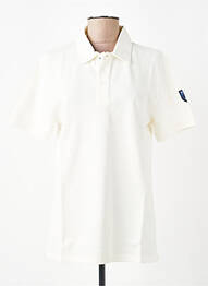 Polo stretch manches courtes beige ET D'EMIE homme