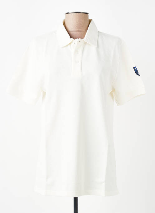Polo stretch manches courtes beige ET D'EMIE homme