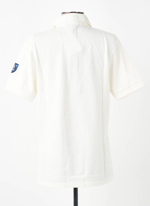 Polo stretch manches courtes beige ET D'EMIE homme
