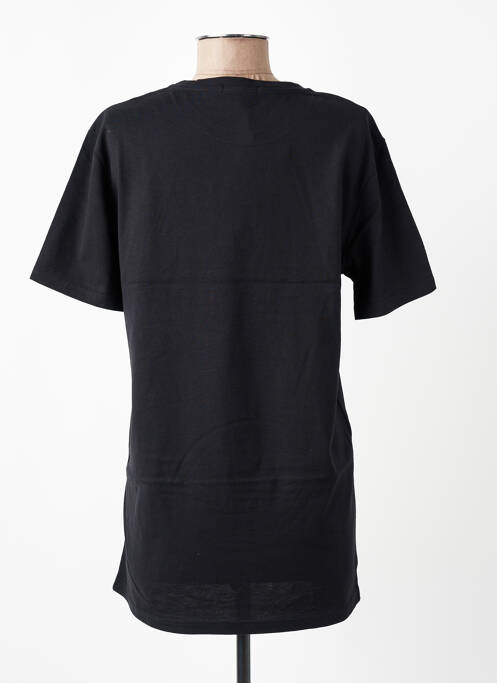 T-shirt coupe droite manches courtes noir ET D'EMIE femme