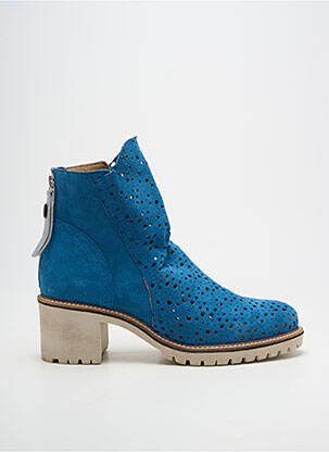 Bottines/boots talon bottier talon de 4 à 6cm bleu MKD femme