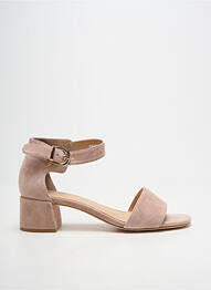 Sandales/nu pieds fermeture bride(s) talon de 4 à 6cm beige REGARDE LE CIEL femme