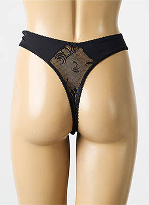 String légère et transparente noir EMPREINTE femme