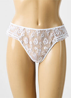 String broderie blanc LEJABY femme
