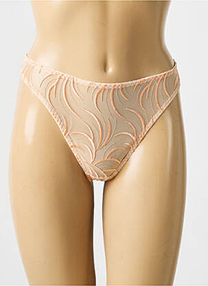 String broderie orange BARBARA femme