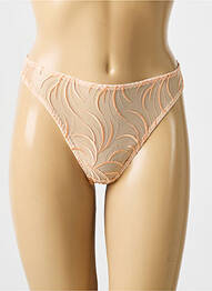 String broderie orange BARBARA femme