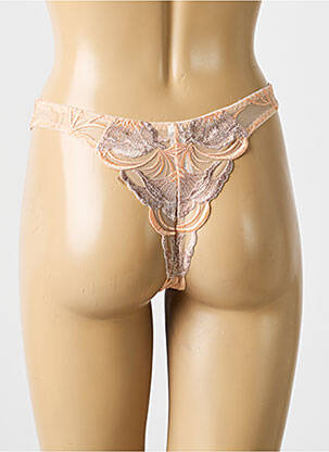 String broderie orange BARBARA femme