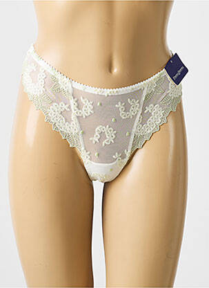 Shorty tulle transparent blanc PRIMADONNA femme