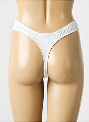 Shorty tulle transparent blanc PRIMADONNA femme