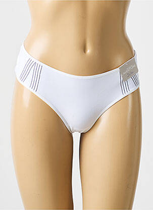 Tanga stretch blanc MARIE JO femme