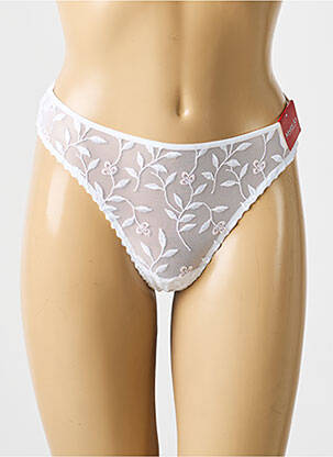 String broderie blanc MARIE JO femme
