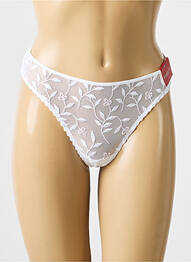 String broderie blanc MARIE JO femme