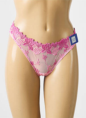 String broderie rose PRIMADONNA femme